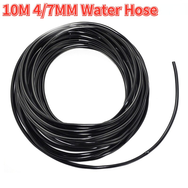 1m/10m Watering Hose 1/4" Garden Drip Pipe PVC Hose Irrigation System Watering Systems for Greenhouses Plant Sprinker Pipe