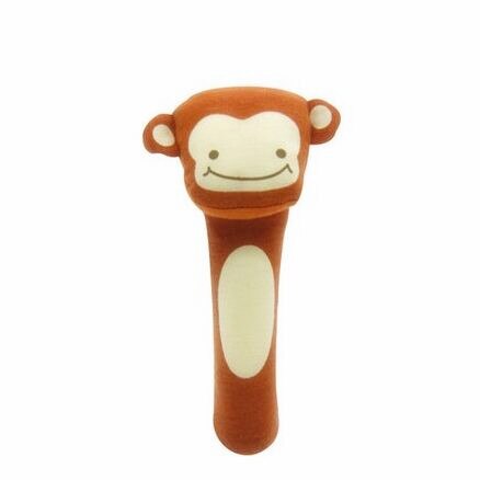 Baby speelgoed baby rammelaar speelgoed dieren handbellen pluche baby speelgoed newbron voor peuters  bf02: Bf0201 aapjes