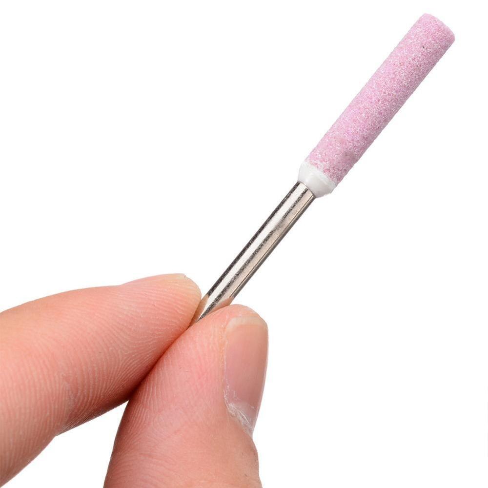 10 stk/sæt kædesav slibning slibesten bits fil roterende værktøj 4.8mm dele udskiftningsværktøj tilbehør