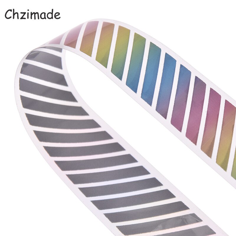 Chzimade 8 sztuk/partia kolorowe serca naklejki odblaskowe taśmój przenikania ciepła winylu film na ubrania DIY żelazko na akcesoria robić szycia