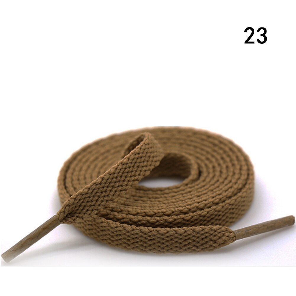 Kleurrijke Breed Van Platte Schoenveters Schoenveters Voor Sneakers Sportschoenen 24 Kleur 150Cm 1 Paar Gekleurde Wandelschoenen veters Strings