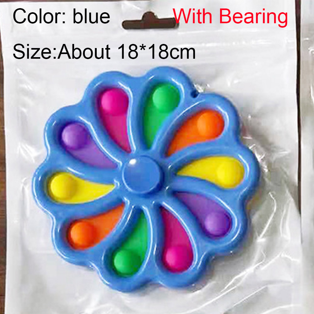 Early Educational Autism Special Need Simple Dimple Fidget Toys Pack Fit Brain Toy Stress Anti Stress Fidget Hand Spinner: 10