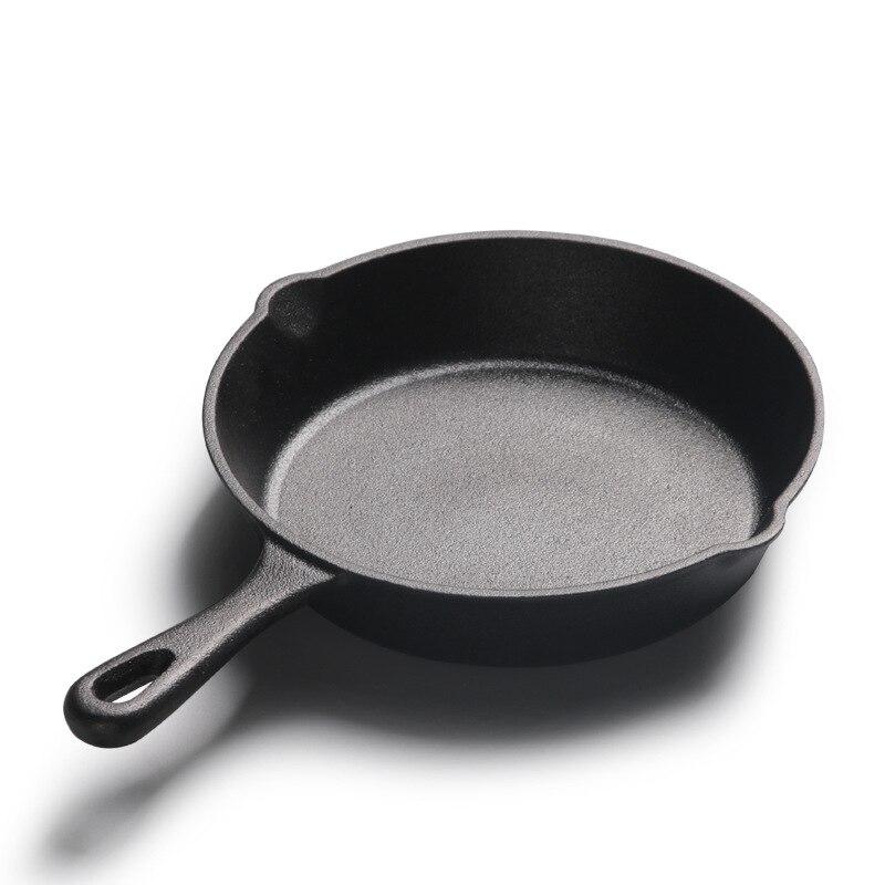 Støbejern non-stick 14-20cm bradepande til gasinduktions komfur æggekande til hjemmekøkken og spiseværktøj køkkengrej madlavningsværktøj