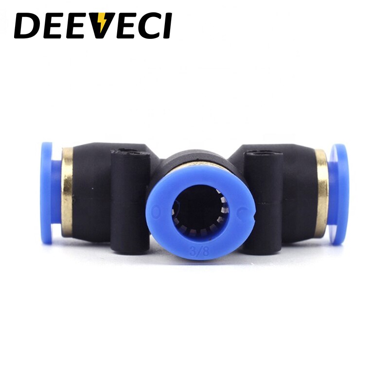 4 to 12mm Pneumatic fittings PE water pipes quick couplings direct thrust plastic hose pipe connectors