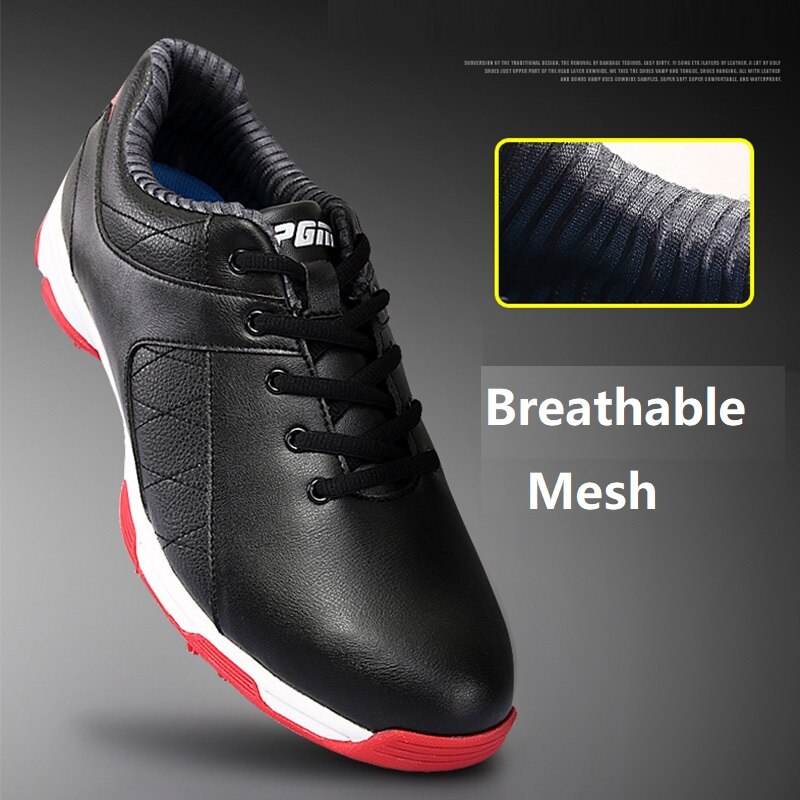 Neue Wasserdichte Golf Schuhe Männer Atmungsaktive draussen Sport Schuhe Anti-Schleudern Licht Gute Griff Komfortable Leder Golf Schuhe Plus größe