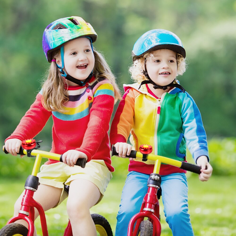 1 Pc Bike Bell Zonnebloem Vormige Bike Ring Fiets Hoorn Stuur Ring Voor Kinderen