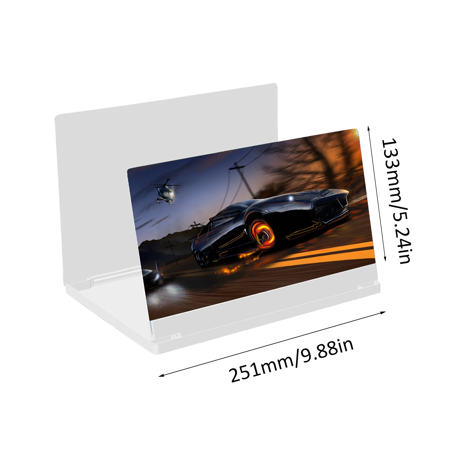 12 Inch Vouwen Mobiele Telefoon Screen Versterker Hd 3D Video Mobiele Telefoon Vergrootglas Stand Beugel Telefoon Opvouwbare Houder