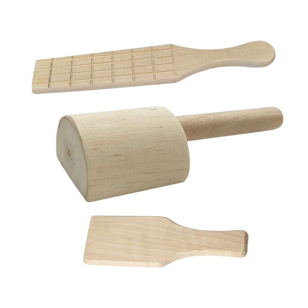 Unfinished Wooden Paddle For Clay Pottery And Ceramics Making Tool Supplies