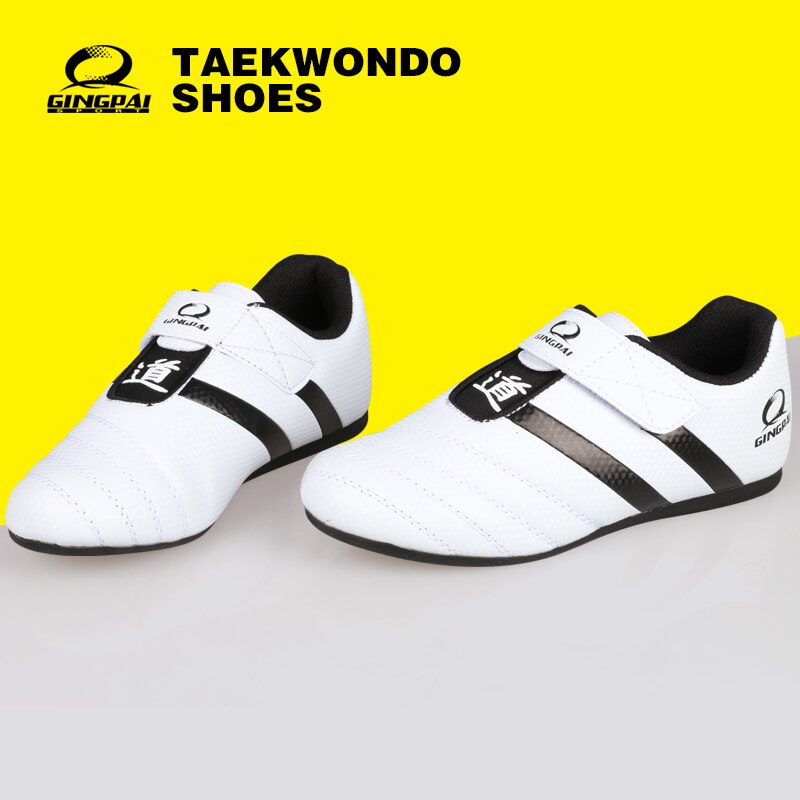 Chaussures de Taekwondo pour enfants et adultes, , WTF avec cuir PU, respirant, résistant à l&#39;usure, baskets de sport de karaté