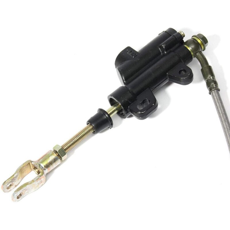 Motorcyclr Brake Master Cylinder Lever Rear Master Cylinder Caliper Assembly for 50Cc 70Cc 90Cc 110Cc 125Cc 15OCC