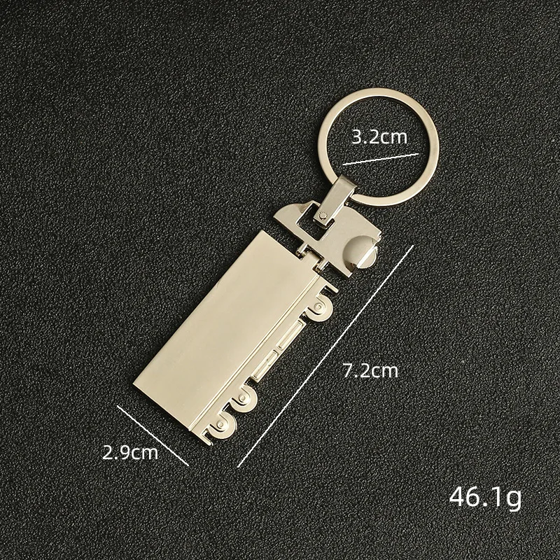 Personalità Originalità mini Ricambi auto Cerchione per auto Portachiavi Appassionato di auto Portachiavi Accessori Portachiavi Catena per uomo Regalo: nero