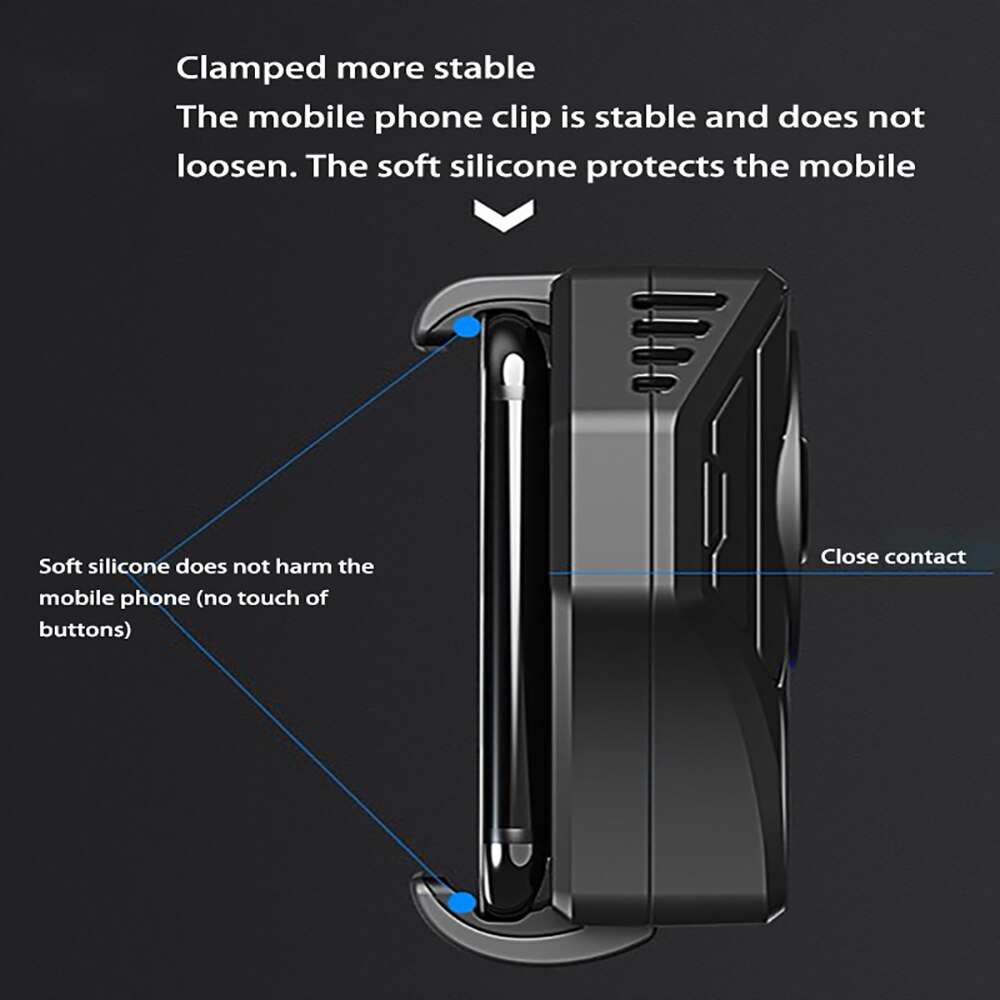 Mobile Phone NS Cooling Radiator Universal Game Pad Holder Stand Radiator Mute Fan Phone USB Rechargeable Cooler Semiconductor