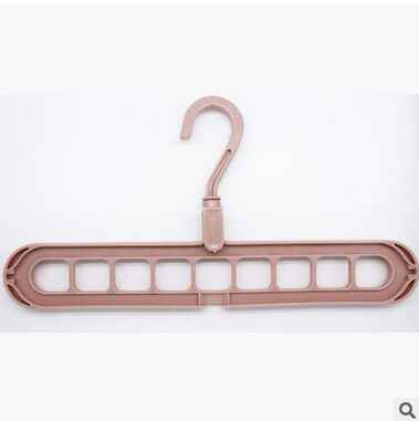 Nuttig Space Saver Wonder Magic Kleerhanger Kast Rekken Organizer Opknoping Jas Jurk Haken: Roze