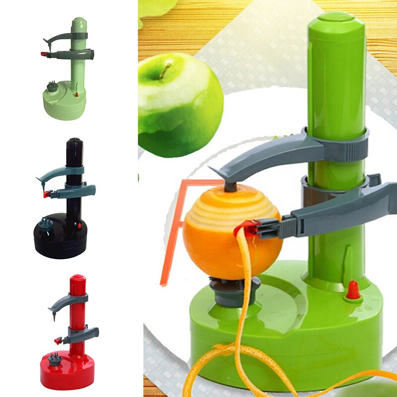 Éplucheur de pommes de terre électrique en spirale, automatique, à piles, avec chargeur, 1 pièce