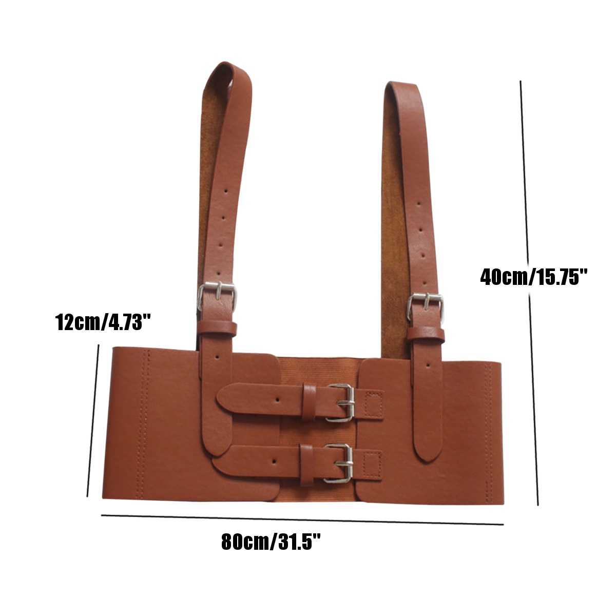 Correa de Steampunk para mujer arnés Vintage Cincher cintura con correas corsé ancho cinturón accesorios de ropa cinturones