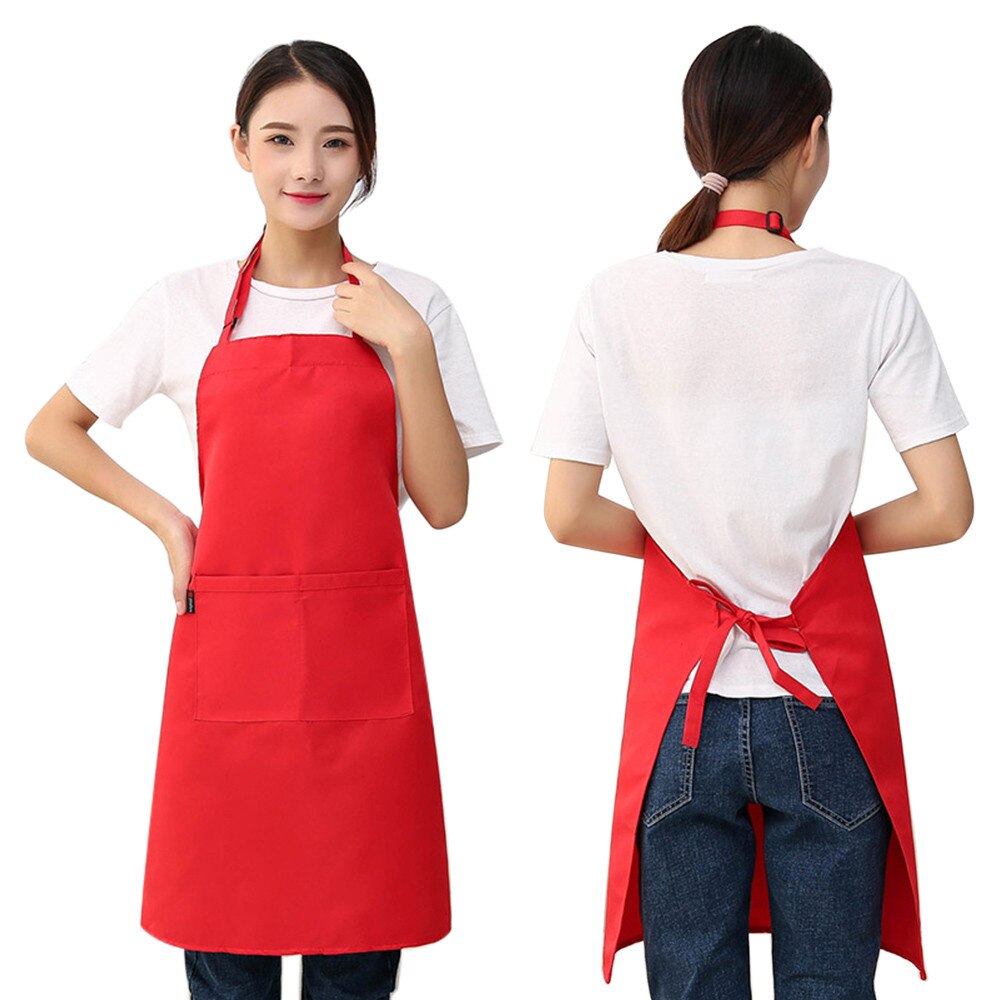 Ajustable cuello colgante raya patchwork restaurante chef trabajo de Cocina Barbacoa familiar delantal de cocina camarero salón de belleza delantal