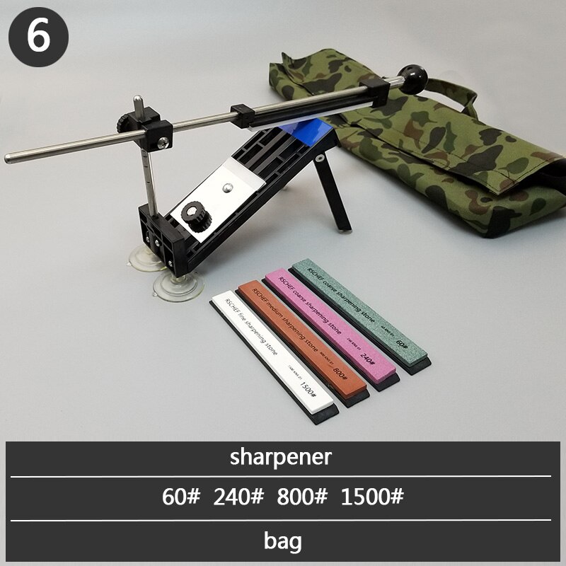 Sharpener Kitchen Knife Fix Fixed Angle with multi stones sharpening stone whetstone grind: 6-sharpener 4S