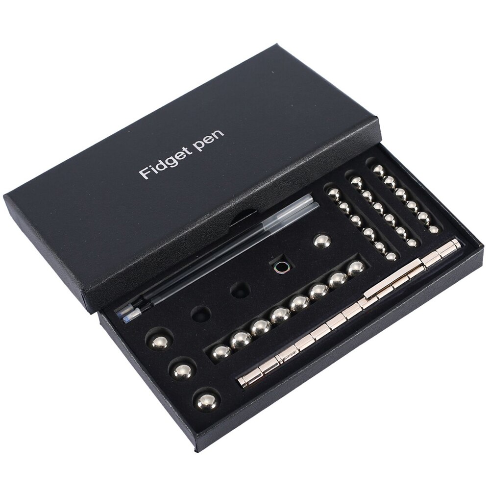 Metal Magnetic Pen Decompression Toy Gel Pen Multifunction Fidget Touch Pen School Office Writing Stationery: 11