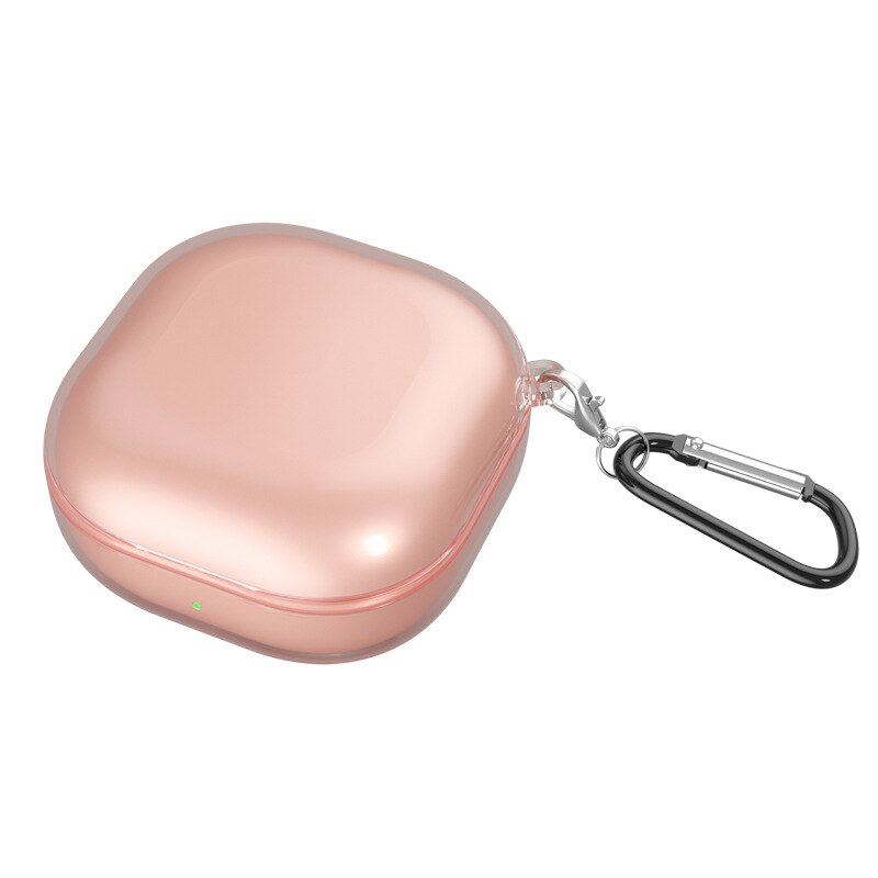 Hoesjes voor samsung galaxy buds live met haak oordopjes softshell beschermer accessoires voor samsung galaxy buds live hoesjes: Massief gouden haak