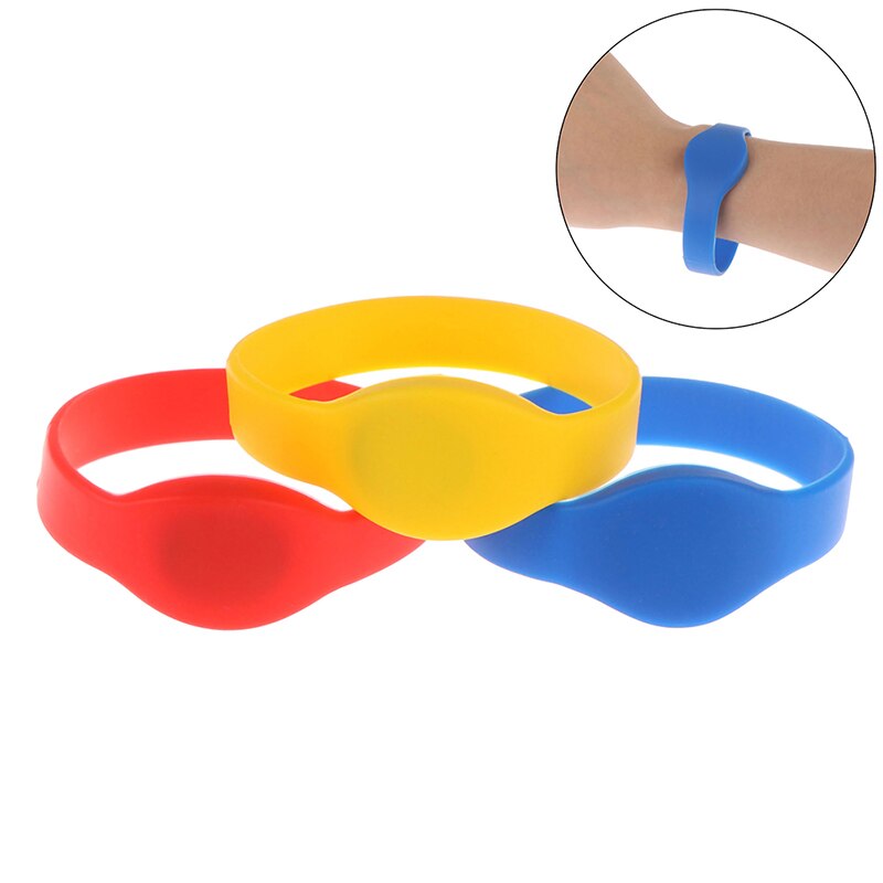 1pc 125 khz  em4100 tk4100 polsband rfid-armband id-kaart siliconen band alleen-lezen toegangscontrolekaart 3 kleuren
