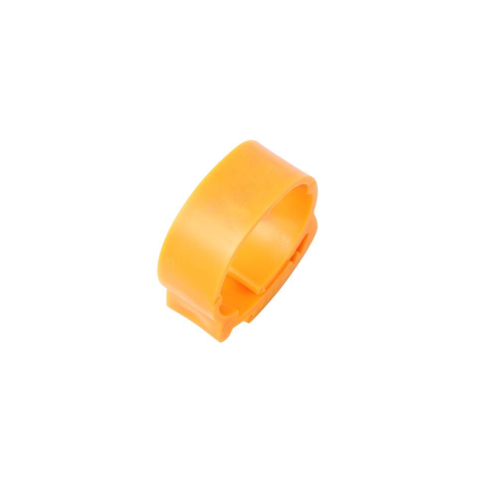 Einstellbare Huhn Fuß Ring Ich würde2.0 ~ 2,4 cm Keine Zahl Huhn GeflüGel flexibel Versenkbare Fuß Ringe GeflüGel Landwirtschaft Werkzeug 7 farben: Orange