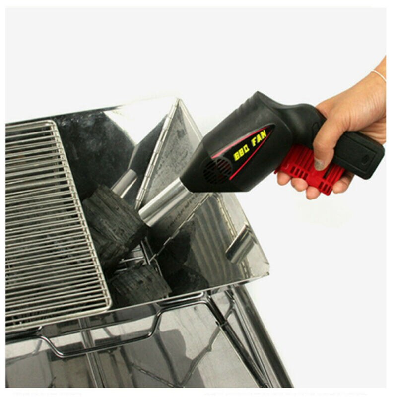 Soplador de aire portátil, Manual, de Ventilador de barbacoa, para pícnic al aire libre, barbacoa, utensilios de cocina, suministros de acampada