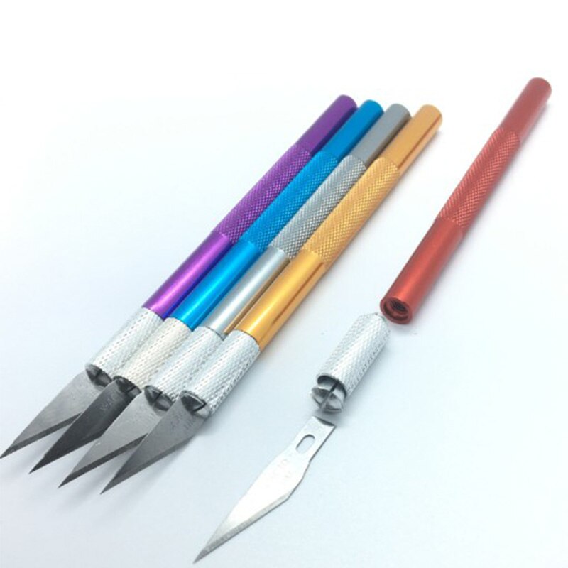 15- pack hobbymes precisiemessenset, roestvrijstalen precisiesnijder navulling hobbymes voor telefoonreparatie