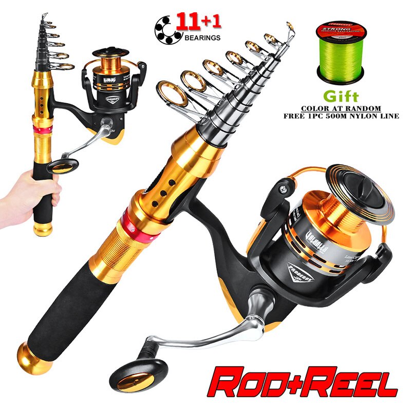 1.5-2.7M Fishing Rod And Reel Fishing Accessories Fishing Rod Fly Rod Combo Fishing Rod And Reel Combo SetCasting Combo Set