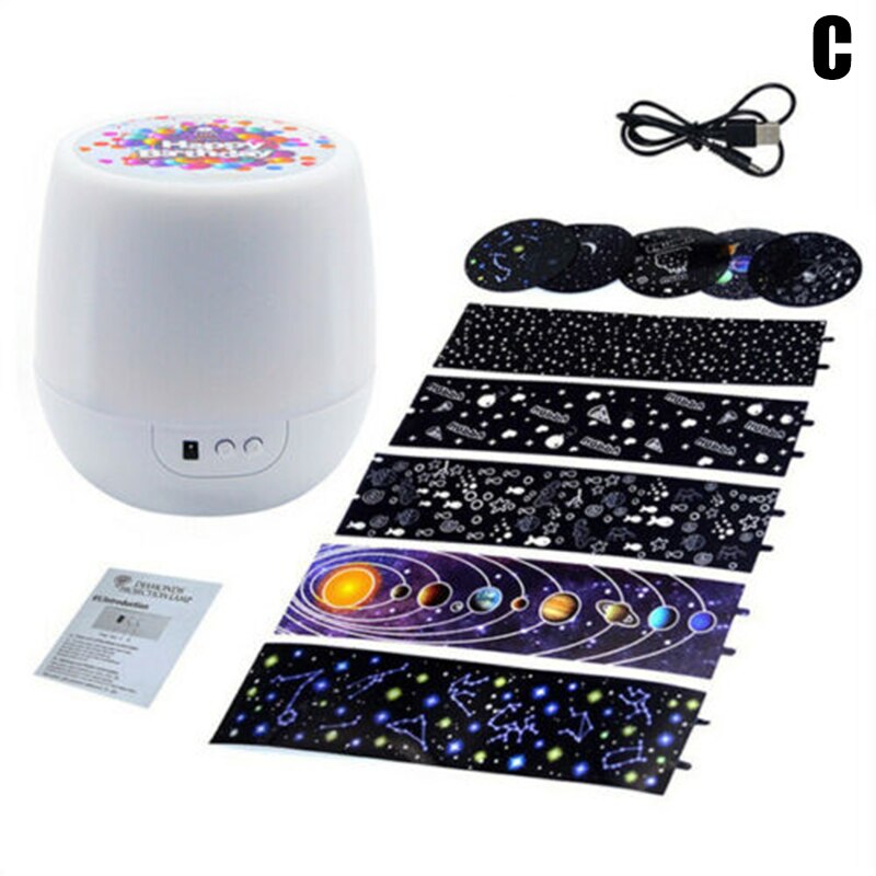 Led Sterrenhemel Projector Licht Starry Dream Projectie Lamp Voor Thuis Slaapkamer AN88: C