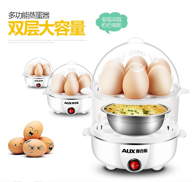 egg dampbåt kan gjøre en avtale timing koking egg mini liten hi automatiske avslåing husholdnings frokostmaskin