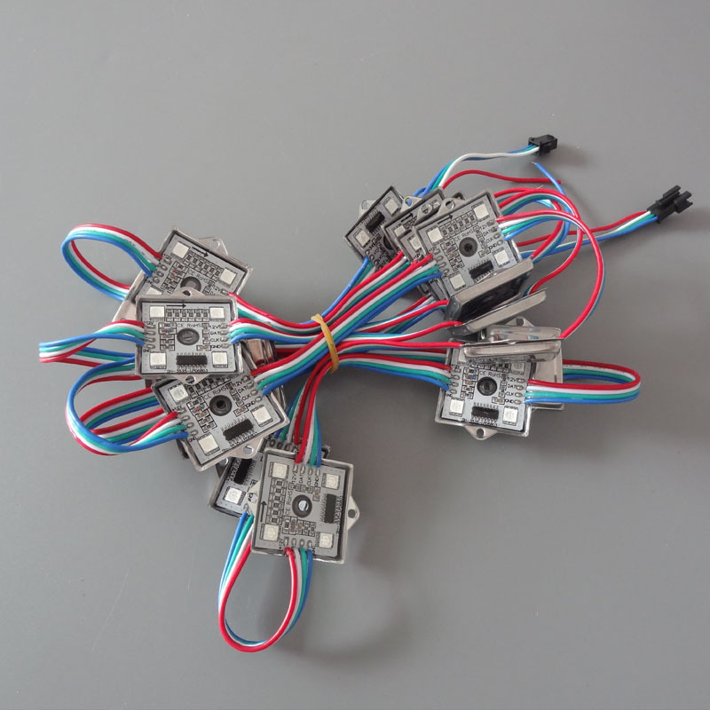 Ic WS2801 LPD6803S 5050 Rgb * 4 Full-Color Module Led Verlichting 12V Dc 1.44W Waterdichte Rgb led Verlichting