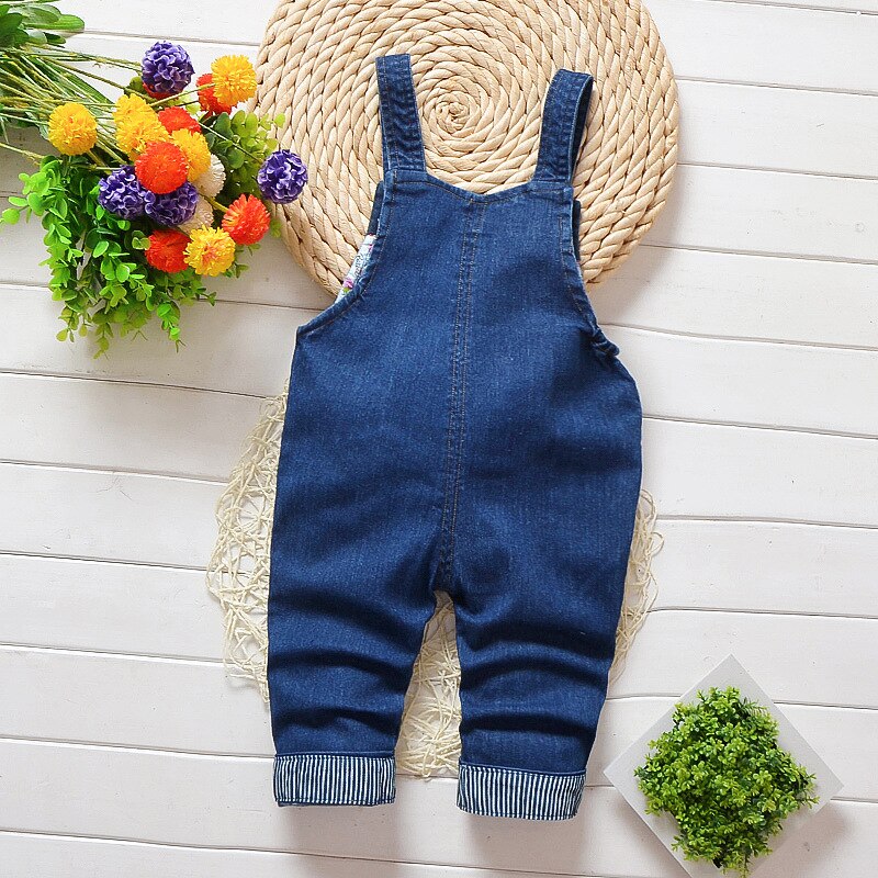 Ienens Kids Baby Jongens Meisjes Hond Patroon Denim Broek Jeans Overalls Peuter Baby Jongen Meisje Playsuit Kleding Kleding Lange Broek