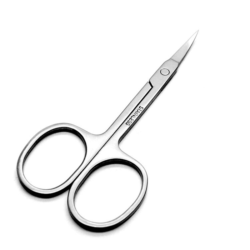Stainless Steel Sharp Tip Eyebrow Makeup Scissors Face Hair Trimming Tweezer Scissors Beauty Tool NIN668