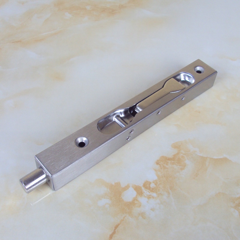 DOITOOL 3pcs Floor Latch Fence Ground Flip Door Automatic Door Farm Floor Gate Floor Bolt Safety Door Lock Outdoor Gate Lock Gate Bolt Lock Fall To The Ground Latches Stainless Steel