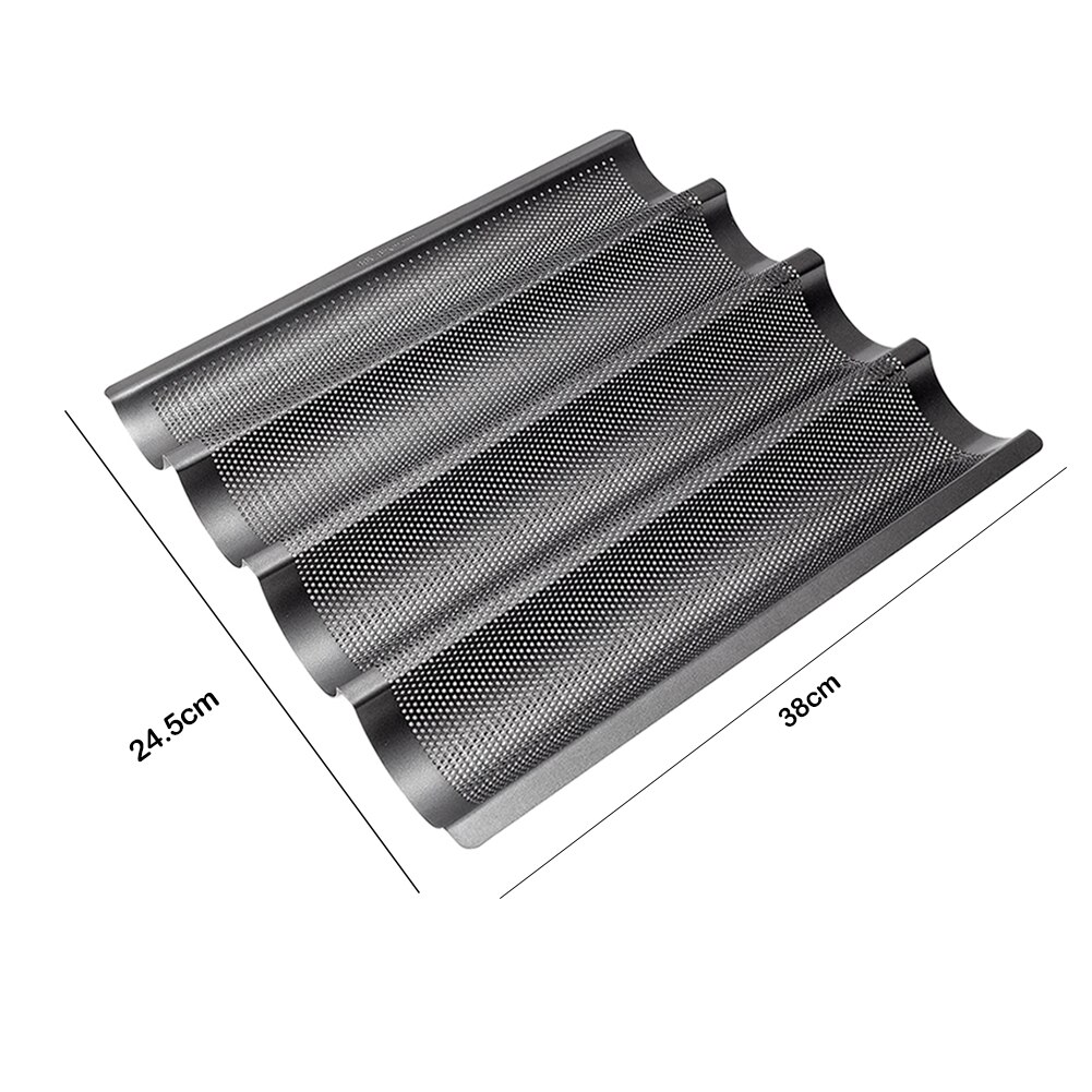 Toast Brood Cake Lade Stalen Keuken Non-stick Bakken Lange Brood Mold Carbon Pan Loaf Baguette Mold Broden Bakken lade Bakvormen