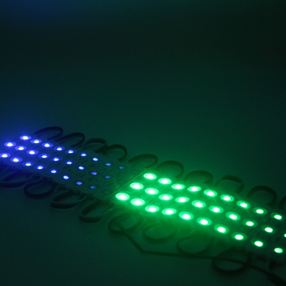 LED Module injection Neon Smart Pixel Addressable Programm RGB full Color Advertising Light WS2811 Samsung Chip RGB 12V 20pcs
