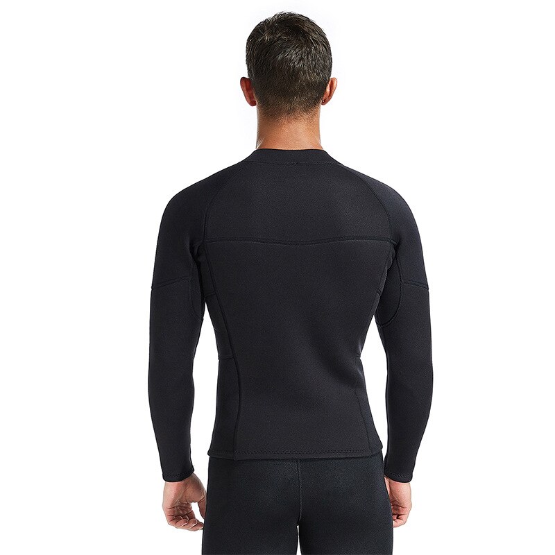 Sbart 3Mm Neopreen Warme Jas Wetsuits Mannen Duikpakken Zwemmen Tops Lange Mouw Mannelijke Scuba Rashguards Snorkelen Gear Deo