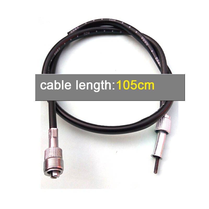Motorcycle Scooter Speedometer Cable Instruments Line Metered teeth Mileage Gear line fit GY6 CG 50 150cc Moped: Type E -105cm