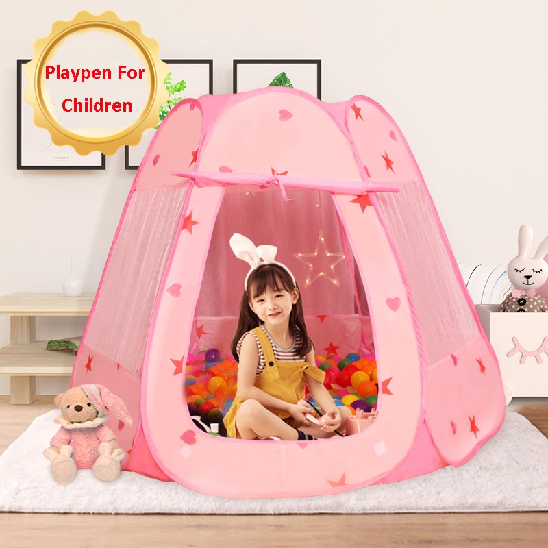 Prinzessin Schloss Ball Pit Spielen Zelte Pop Up kinder Zelt Für Kinder Indoor Outdoor Spielhaus Kinder Zelt Ozean Ball pool