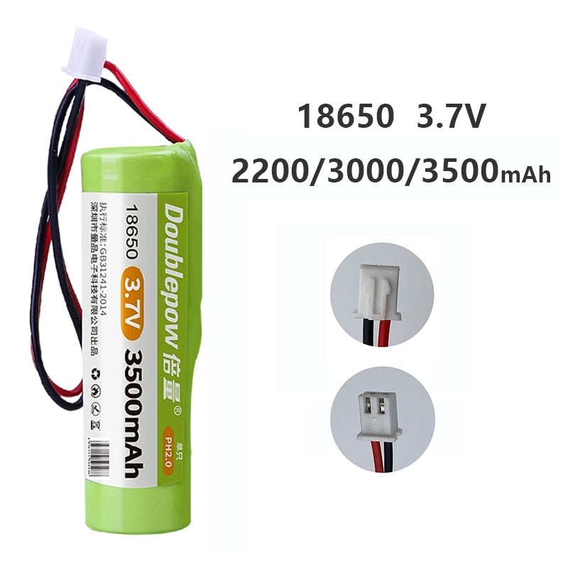 18650 3.7V Rechargeable Lithium Battery Pack 2200mah 3500mah Fishing LED Light Bluetooth Speaker 4.2V Emergency DIY Batteries