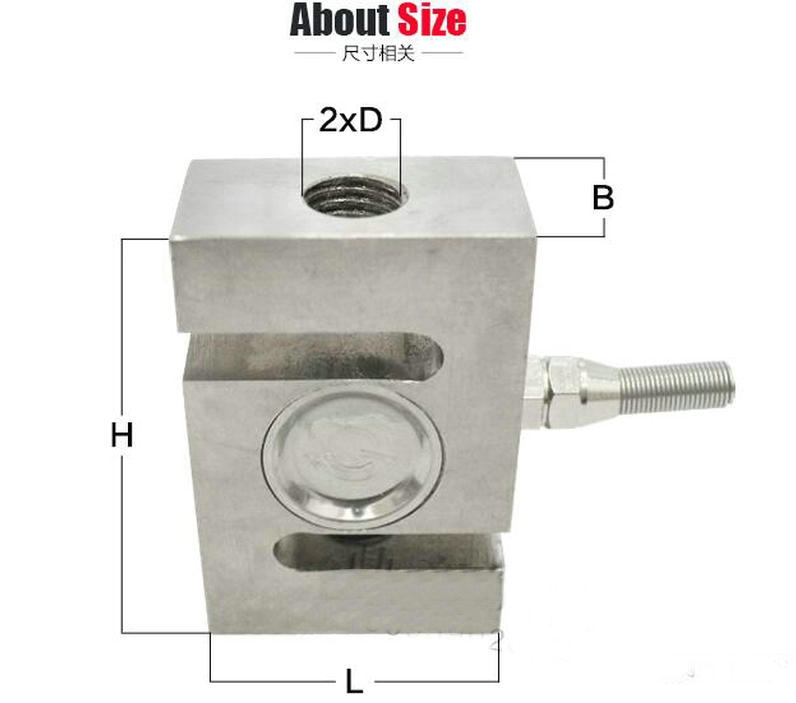 GUANG CE YZC-516C S beam compressie load cell 100 kg 200 kg 500 kg 1 t 1.5 t 2 t wegen sensor