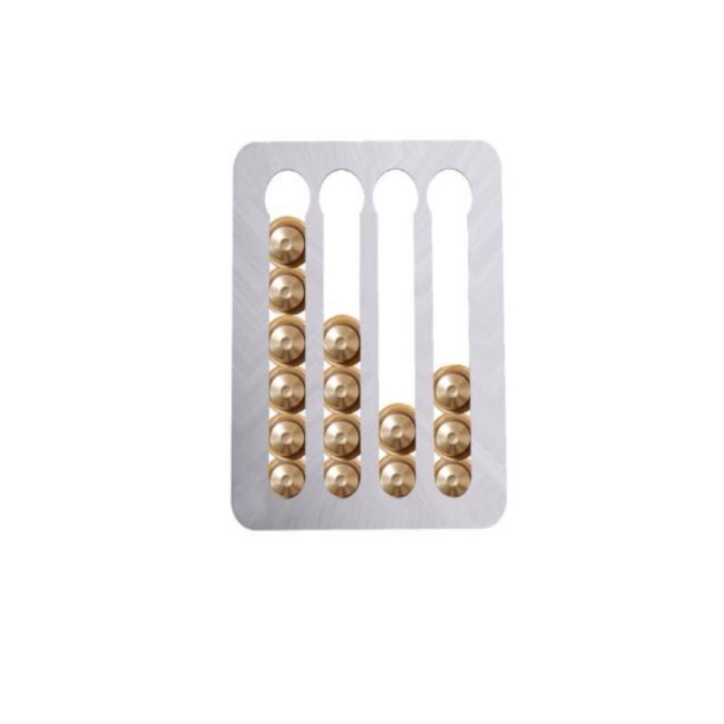 Support mural en aluminium pour rangement de capsules Nespresso 24/40, armoire de cuisine, carrelage, Restaurant: 01