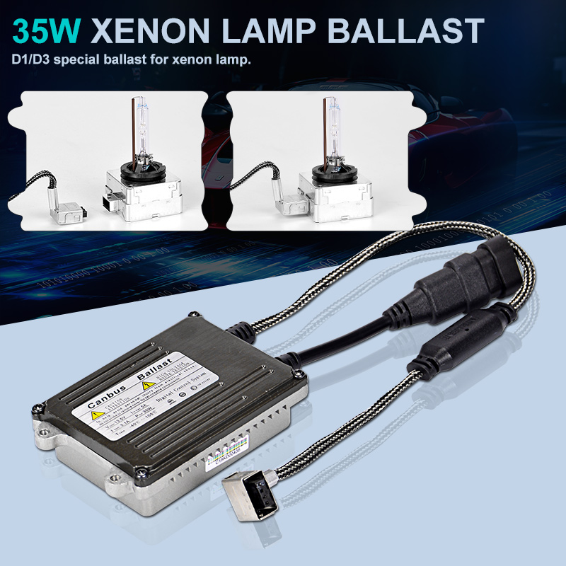 RACBOX 35 W Fast Bright Slim HID Xenon Ballast D1S D2S D3S D4S Canbus Ontsteking Blok 12 V Voor Retrofit auto Koplamp D2R D4R D1R