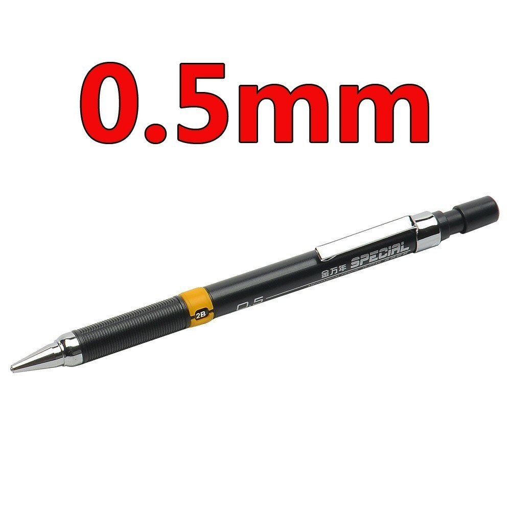 Crayon mécanique pour enfants, 0.5/0.7mm, 1 pièce, pour dessin, croquis, fournitures scolaires, papeterie: 05