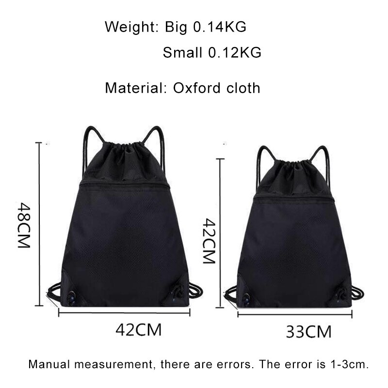 Trekkoord Rijden Rugzak Gym Kleding Schoenen Tas Waterdicht Grote Capaciteit Eco Vriendelijke Opvouwbare String Vrouwen Boodschappentas