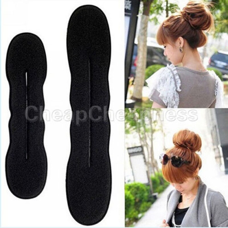 1x coiffure magique éponge pince mousse chignon bigoudi coiffure torsion Maker outil accessoires