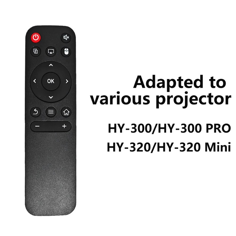 Projector Afstandsbediening Vervanging IR Draadloos Voor Originele HY300 HY300PRO HY320 HY320Mini