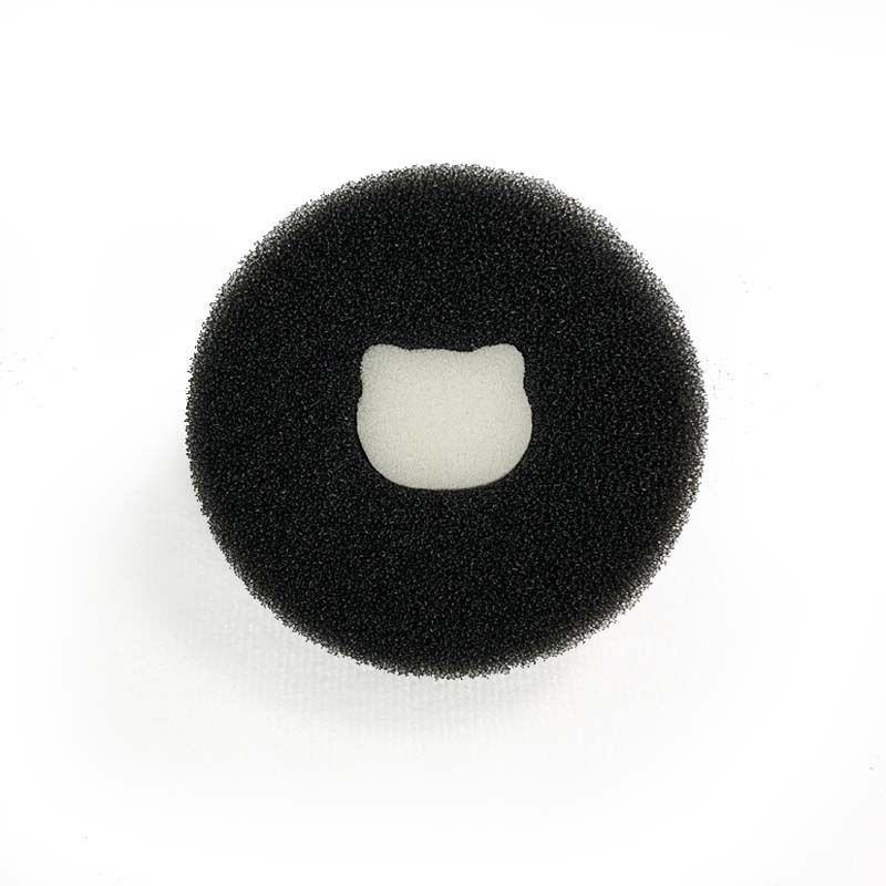 Make-up Pinsel Reiniger Schwamm Entferner Farbe Off Aktivkohle Schwamm Schnelle Reinigung Pulver Werkzeug Kosmetik Pinsel Trockenen Waschen Box: Brown