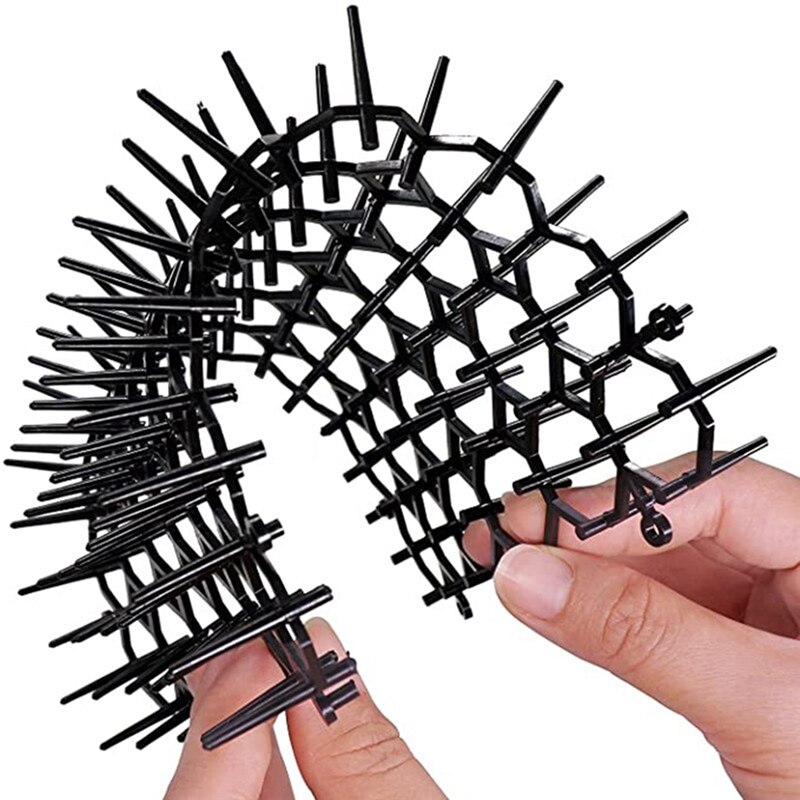 Giardino Gatto escrementi Zerbino Sicuro di Plastica arpione pugnalare anti-gatto Formicolio Strisce del canna Del Gatto Repellente Zerbino animale domestico Casa/tutto'aperto Forniture Da Giardino