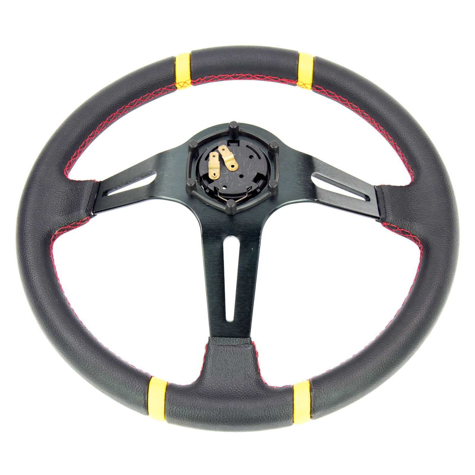 Universal Modified Steering Wheel Black Foam Car Auto Steering Wheel